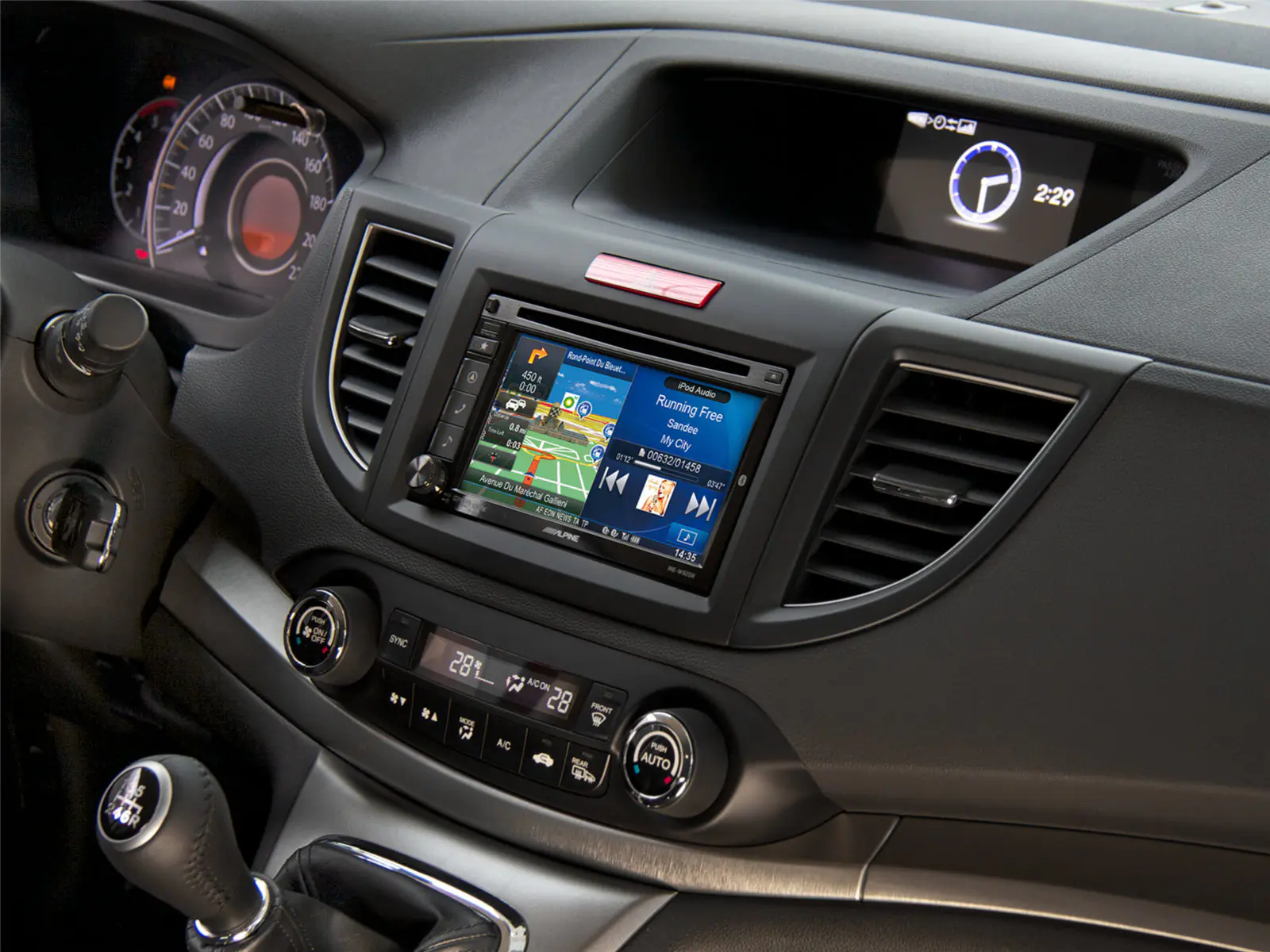 Maska za Honda CR-V (1- ali 2-DIN, '12-)